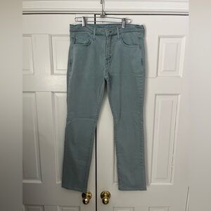 Joe’s Jeans The Asher Aqua Blue Size 34